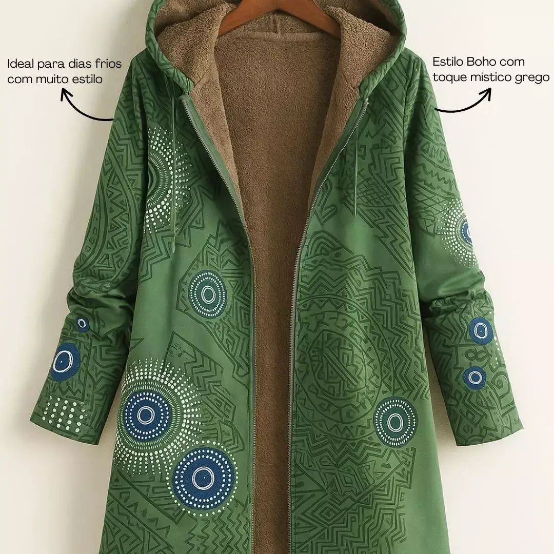 Atlas™ - Casaco Feminino Boho Grego