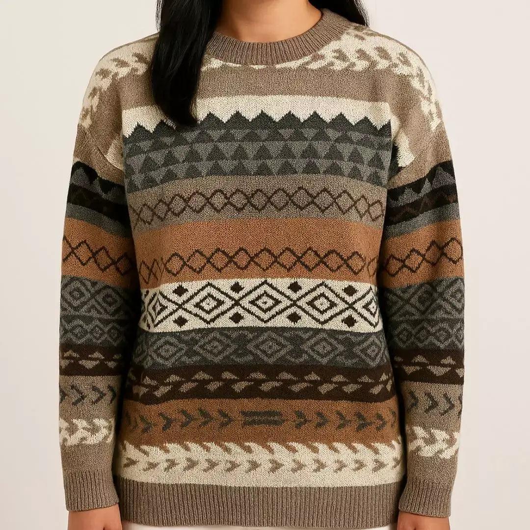 Mali™ - Suéter Feminino Estilo Boho Vintage