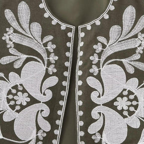 Lua Mística™ – Colete Feminino Estilo Vintage com Bordado Floral