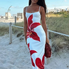 Maui™ – Vestido Longo Floral Tropical