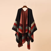 Bloom™ –  Poncho Xadrez Boho Vintage