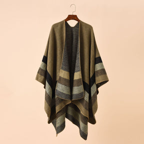 Bloom™ –  Poncho Xadrez Boho Vintage