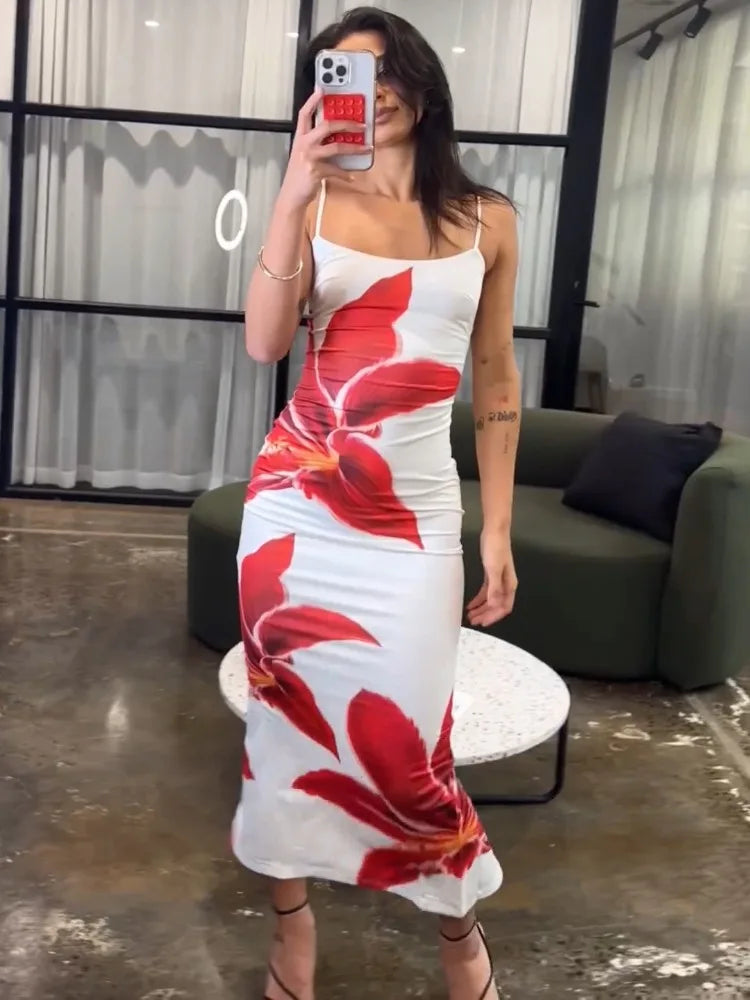 Maui™ – Vestido Longo Floral Tropical