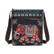 Gaia™ - Bolsa Feminina Crossbody com Bordado Étnico