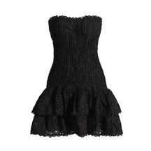 Sophia™ – Vestido Curto Feminino Tomara que Caia com Babado